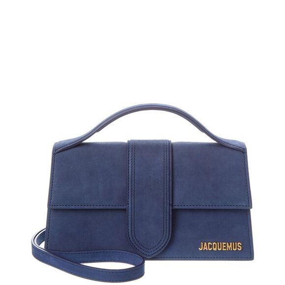 Jacquemus Le Grand Bambino Leather Shoulder Bag Blue